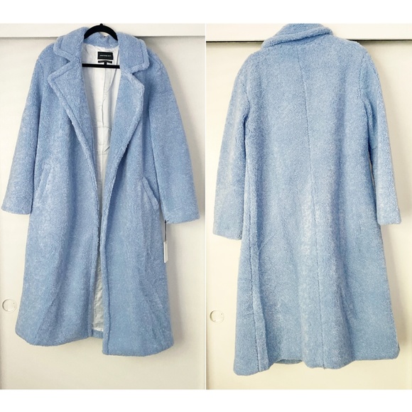 NEW Something Navy Teddy Faux Fur Coat - Picture 2 of 6